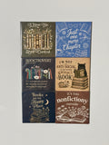 6 Book Lover Themed Magnets