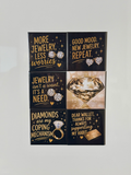6 Jewelry Themed Magnets